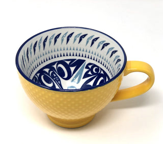 Native Northwest Porcelain Art Mugs