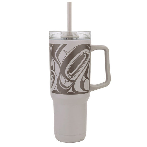 Native Northwest Insulated Tumbler w Straw Eagle 40oz