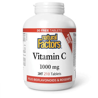 Natural Factors BONUS Vitamin C 1000mg Plus 210t