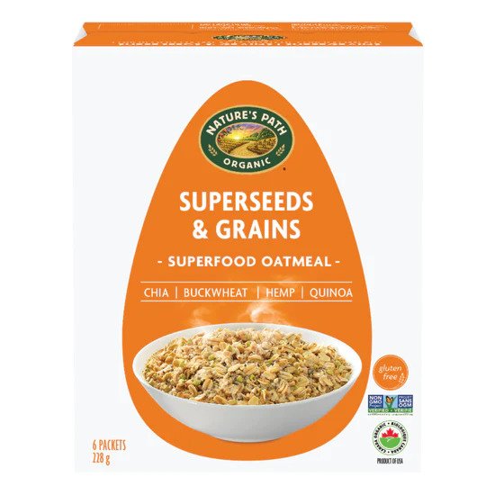 Nature's Path Qia Hot Cereal Superseed 6x38g