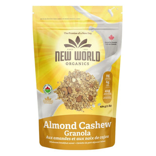 New World Organic Granola Almond Cashew 454g