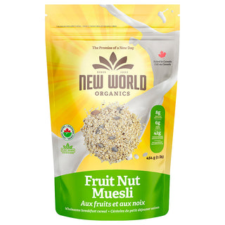 New World Organic Museli with Nuts & Raisins Granola 454g