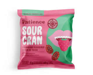 Patience Fruit Co Sour Strawberry Dried Cranberries 60g
