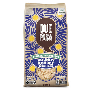 Que Pasa Salted Organic Rounds Chips 300g