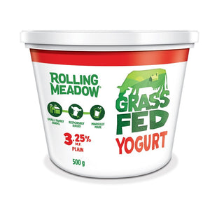 Rolling Meadow Grass Fed Yogurt Plain 3.25% 500g