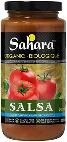 Sahara Black Bean Mild Salsa Organic 500ml