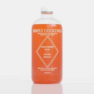 Simply Cocktails Cocktail Mixer Strawberry Basil 480ml