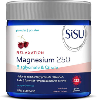 Sisu Relaxation Magnesium 250 Tart Cherry 133g