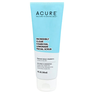 Acure Clear Charcoal Cleansing Scrub 118ml