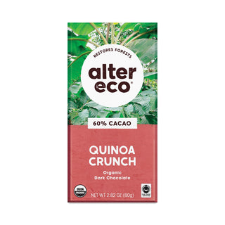 Alter Eco Quinoa Dark Chocolate Bar 80g