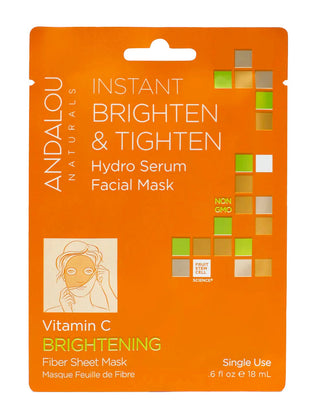Andalou Naturals Facial Sheet Mask Brighten 18ml