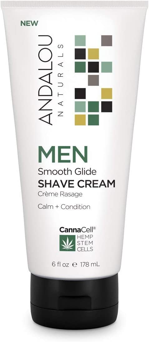 Andalou Naturals MEN Smooth Glide Shave Cream 178ml