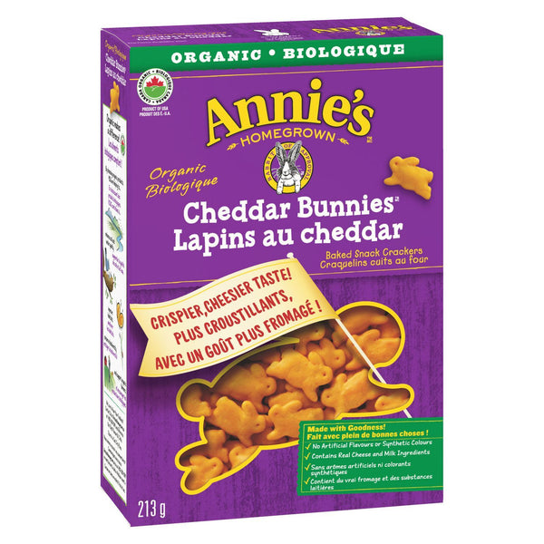 Annie's Homegrown Cheddar Bunnies 213g