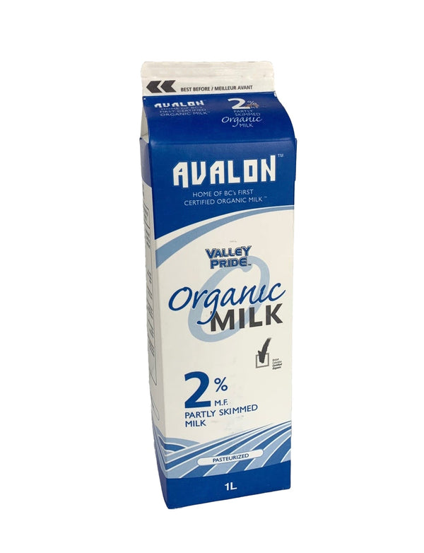 Avalon 2% Milk Organic 1L
