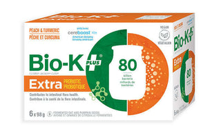 Bio K Plus Bio K Extra Peach Turmeric 6x98g