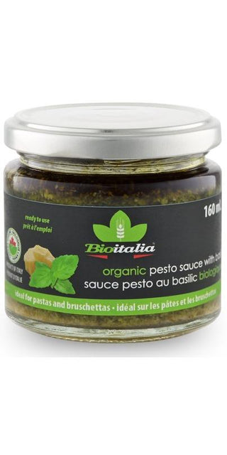 BioItalia Basil Pesto Sauce 160ml
