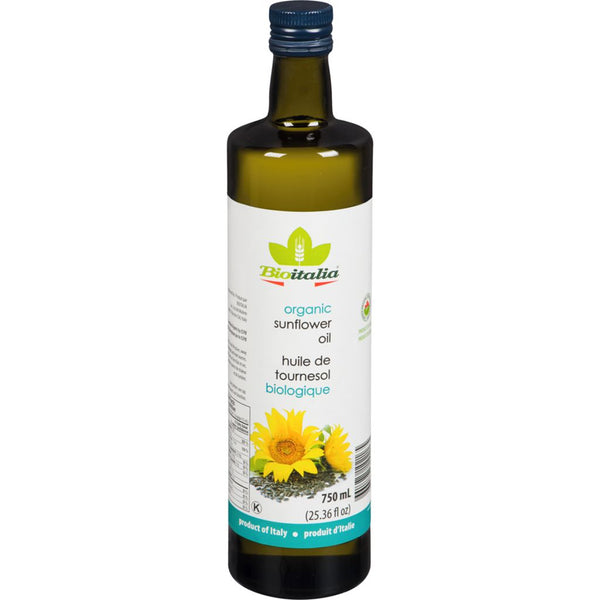 BioItalia Organic Sunflower Oil 750ml