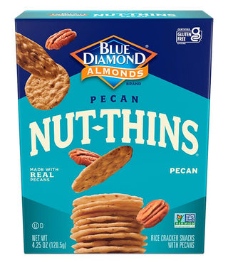 Blue Diamond Pecan Nut Thins 120g