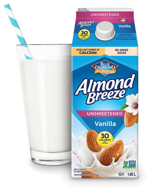 Blue Diamond Unsweetened Vanilla Chilled Almond Beverage 1.89L