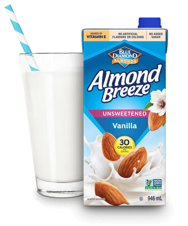 Blue Diamond Vanilla Unsweetened Almond Beverage 946ml