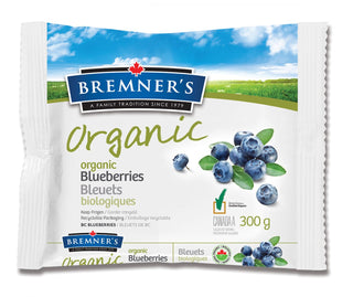 Bremners Organic Blueberries Frozen Fruit 300g