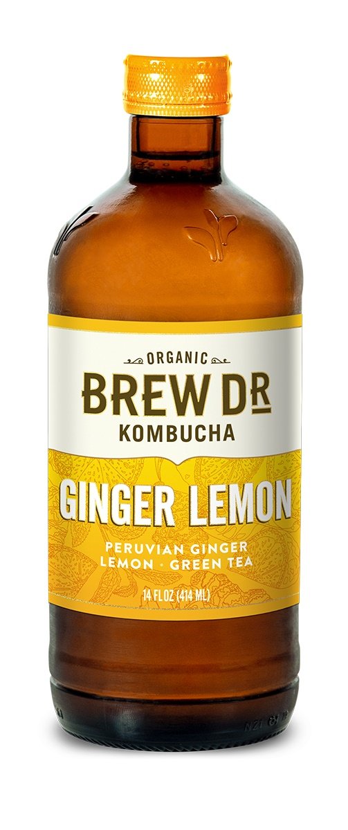 Brew Dr. Kombucha Lemon Ginger Cayenne 414ml