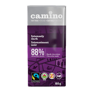 Camino Intensely Dark 88% Chocolate Bar 80g