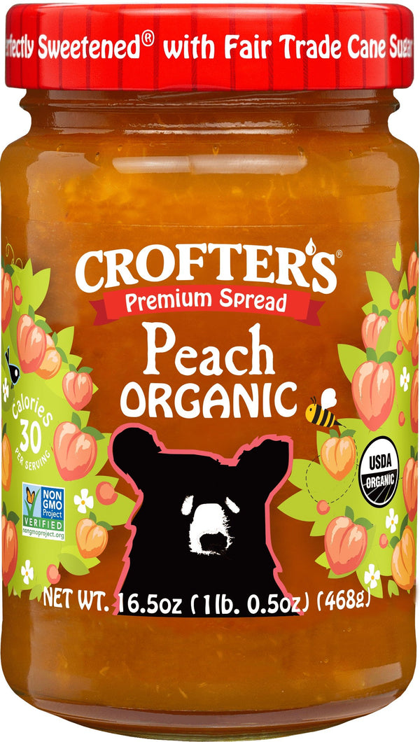 Crofters Peach Premium Fruit Spread 383ml