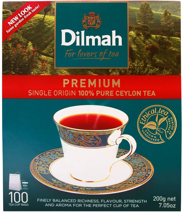 Dilmah Premium Ceylon Teabags Extra Strength 100's 250g