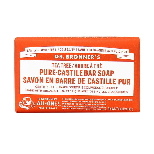 Dr. Bronner's Tea Tree Organic Soap Bar 140g