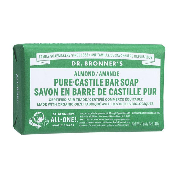 Dr. Bronner's Almond Organic Soap Bar 140g