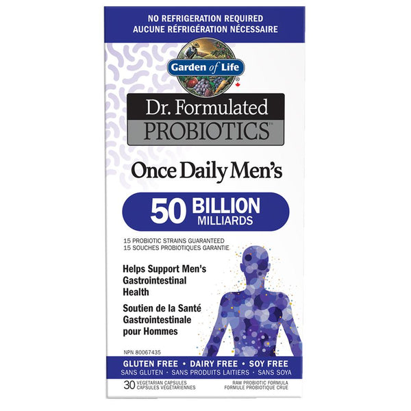 Dr. Formulated Once Daily Men's Probiotics 50 Bil SS 30c