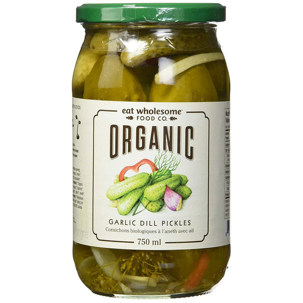 Eat Wholesome Organic Dill Pickles 750ml