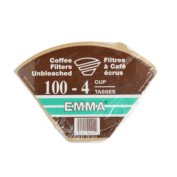 Emma 4 Cup Coffee Filters 100 Filters