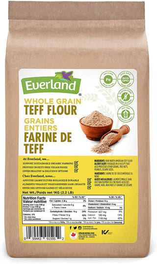 Everland Teff Flour Whole Grain 1kg
