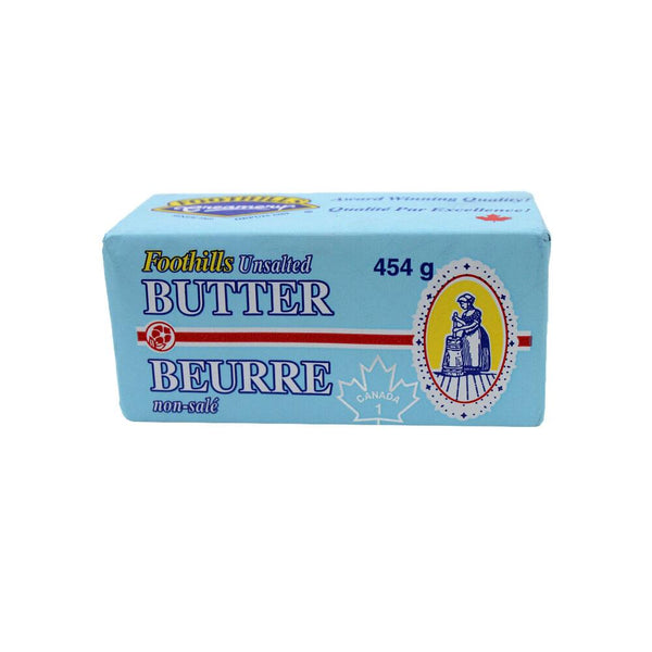 Foothills Creamery Unsalted Butter 454g