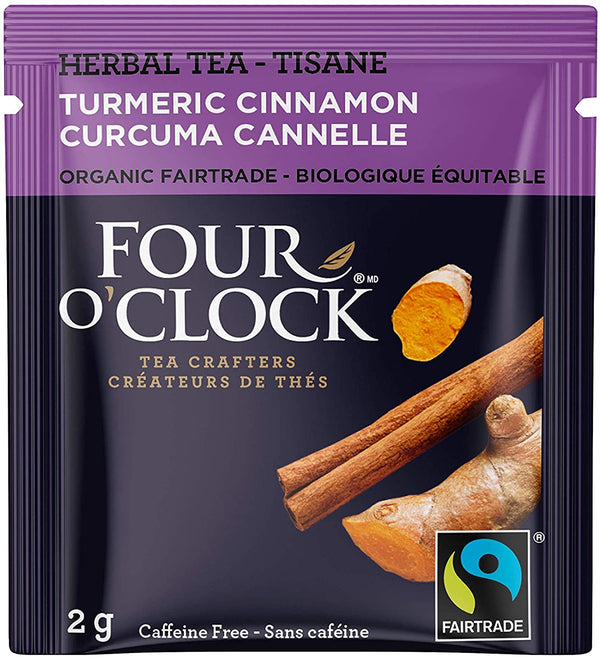 Four O'Clock Tea Turmeric Cinnamon Organic 16 teabags