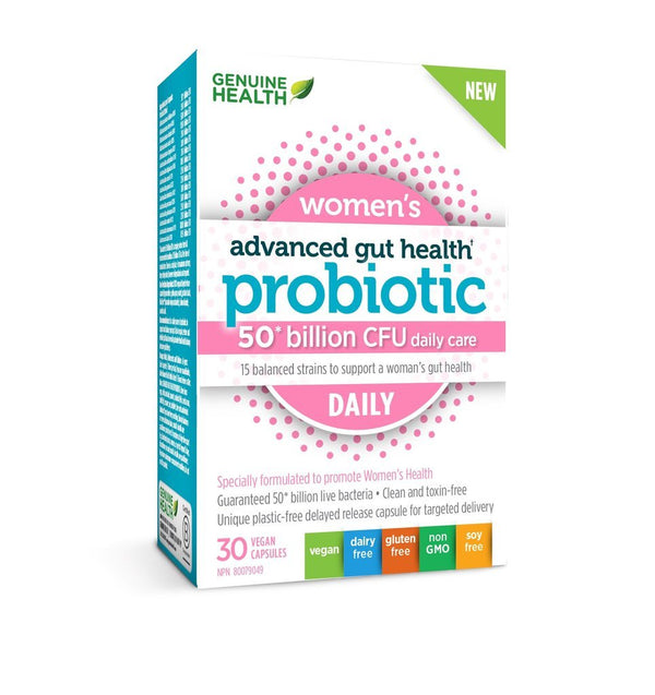 Genuine Health Advanced Probiotic Women's 50 Billion 30c