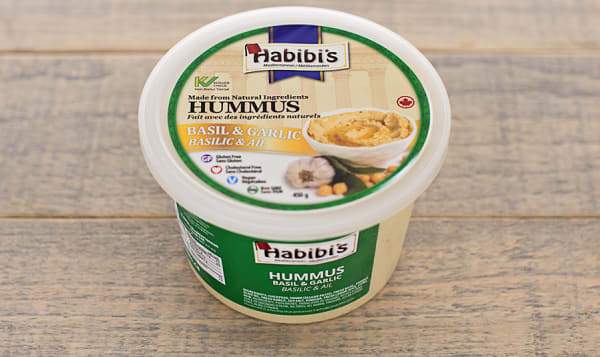Habibis Hummus Basil Garlic 450g