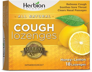 Herbion Canada Lozenge Honey Lemon 18ct