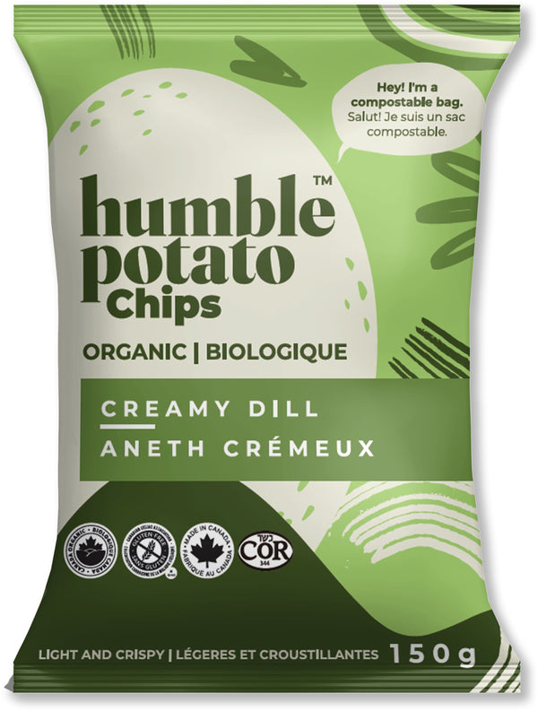 Humble Potato Creamy Dill Potato Chips 135g