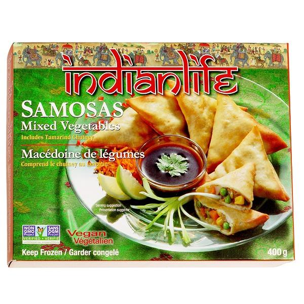 Indian Life Mixed Veggie Samosa 400g