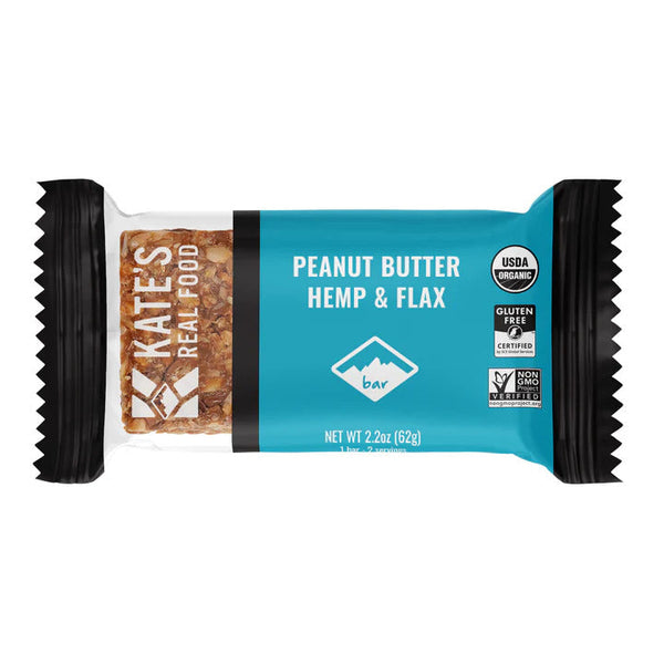 Kates Real Food Peanut Butter Hemp & Flax 62g