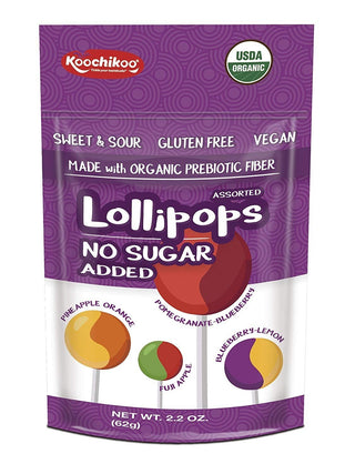 Koochikoo Sugar Free Lollipops 62g