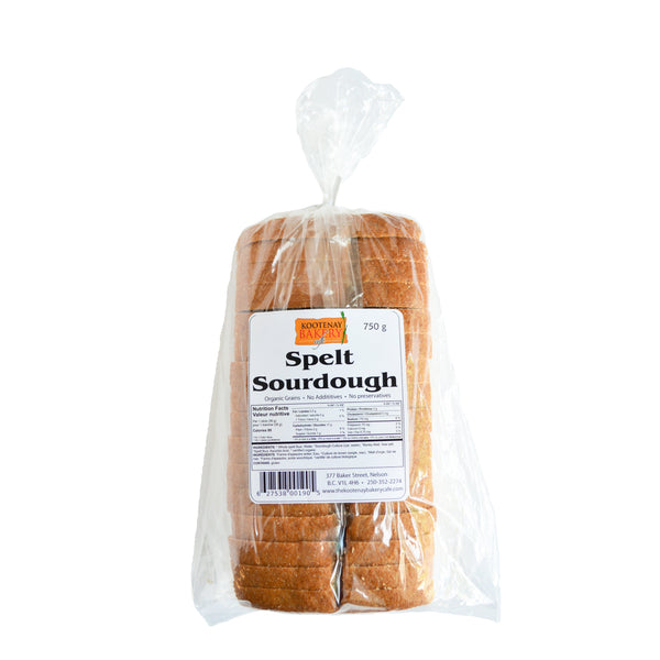 Kootenay Bakery Co op Spelt Sourdough Bread