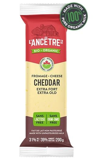 L'Ancetre Organic Extra Old Cheddar Cheese (200g/325g) 200g