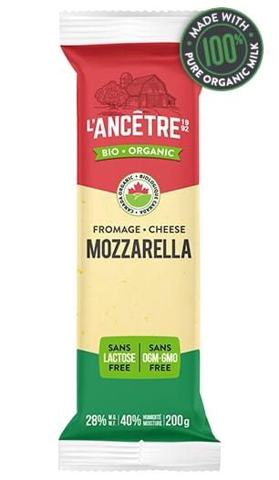 L'Ancetre Organic Mozzarella 28% 200g
