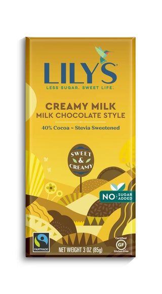 Lily's Sweets Stevia Chocolate Bar Creamy Milk 85g