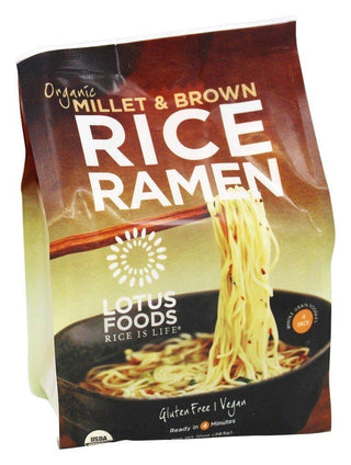 Lotus Foods Millet & Brown Rice Ramen 4 Pack 283g