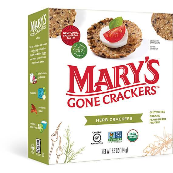 Mary's Crackers Herb Gluten Free Crackers 184g 184g